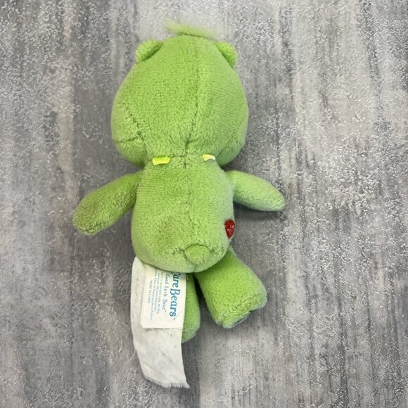 Care Bears Good Luck Bear Plush 2004 Stuffed Animal Shamrock Green Toy 5” - Picture 3 of 6